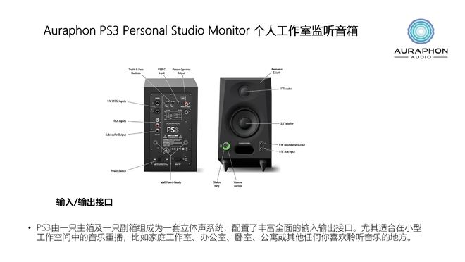 on宝芬隆重发布PS3监听音箱先听为快！米乐m6登录入口耳边前线 Auraph(图4)